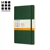 MOLESKINE 經典軟皮筆記本 (L型) -橫線綠