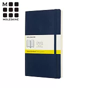 MOLESKINE 經典寶藍色硬殼筆記本 (XL型) -點線