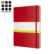 MOLESKINE 經典紅色硬殼筆記本 (XL型) -空白