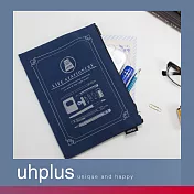 uhplus Life Stationery/ink 職人萬用收納袋(藍)