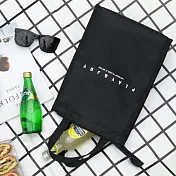 三角立體可折疊多用途超輕加厚保冷保溫萬用袋(大) 黑