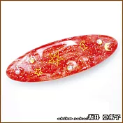 『阪井．亞希子』日本銀河系星空造型彈簧夾 -紅色