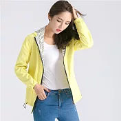 【KISSDIAMOND】時尚防風雙面穿連帽防曬外套(抗曬/遮陽/騎車/戶外/百搭 6色S-2XL可選)S黃色