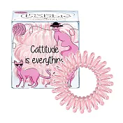 德國【invisibobble】經典魔髮圈-粉紅頑皮貓 (限量款)