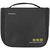 《TRAVELON》防潑水雙層盥洗化妝包(黑網)