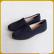 【花見小路】大人女子日/蝶尾藍布鞋/JP24/藍色