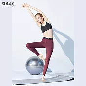 【ST.MALO】台灣製美國杜邦銀離子彈力修飾褲-1924WTS深紫紅