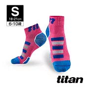 【titan】太肯 功能慢跑襪 2s S 桃紅/藍
