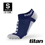 【titan】太肯 功能慢跑踝襪 2s S 藍/竹炭