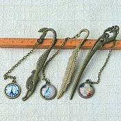 輕靈之森書籤*三入套組鐵塔、詩篇、鳥