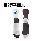 【titan】太肯 自行車襪 Life L 黑/白