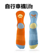 【titan】太肯 自行車襪 Life M 橘/藍