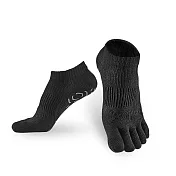 【titan】太肯 五趾功能訓練踝襪 L 黑