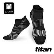 【titan】太肯 三鐵競速踝襪 M 黑
