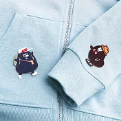 JzFun 奧樂雞/刺繡裝飾貼兩入組