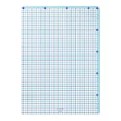 MIDORI 透明方格墊板-藍