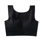 JDS@本舖-冰絲涼感無鋼圈內衣背心S黑色