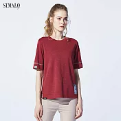 【ST.MALO】絮語格調咖啡紗吸排上衣-1920WTM大理花紅