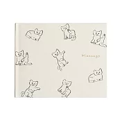 【RYU-RYU】百年台紙自黏式相簿 ‧白貓