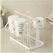 【鮮食優多】簡約木質杯架