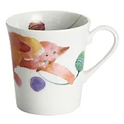 【和藍】水彩暈染陶瓷馬克杯 ‧橘貓