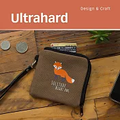 Ultrahard 竹林七閒小物收納包-狐狸(褐)