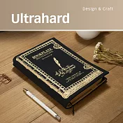 Ultrahard Bookplate 藏書票書衣-鵝毛筆(黑)