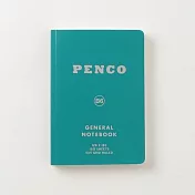 【HIGHTIDE】Penco經典軟皮方眼筆記本B6 ‧綠