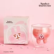 卡娜赫拉的小動物造型雙層玻璃杯兔兔款