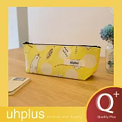 uhplus Q-plus 帆船筆袋- 北極熊早午餐(黃)
