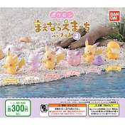 【日本正版授權】全套6款 精靈寶可夢 排隊公仔 P2 扭蛋/轉蛋 神奇寶貝 萬代 346197