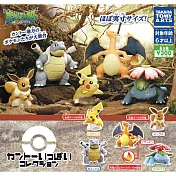 【日本正版授權】全套5款 精靈寶可夢 公仔 關都篇 扭蛋/轉蛋 神奇寶貝 萬代 870255