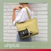 uhplus 輕托特-喵・日常- what’s up(綠色)