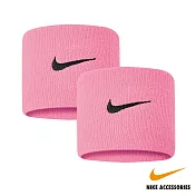 NIKE耐吉 SWOOSH舒適腕帶(櫻花粉)