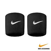 NIKE耐吉 Swoosh 單色腕帶(黑)