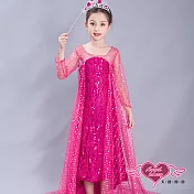 【天使霓裳】角色扮演 魔法仙子 兒童萬聖節派對表演服100桃紅