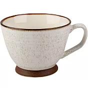 《CreativeTops》寬口波紋茶杯(米白500ml)