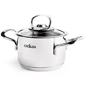 《EXCELSA》附蓋雙耳湯鍋(12cm)