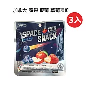 【加拿大凍乾】加拿大 蘋果、藍莓、草莓凍乾 (三入)