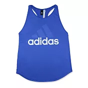 Adidas 女 ESS LIN LO 休閒背心XS藍色
