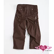 【天使霓裳-童裝】美式休閒 兒童寬版工作長褲03咖
