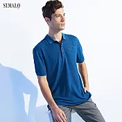 【ST.MALO】新科技XT2銀纖維POLO衫-1958MPM寶石藍