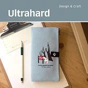 Ultrahard 月見兔雙拉鍊筆袋-阿里山