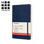 MOLESKINE 2020經典手帳日記12M(L型/軟皮) -寶藍