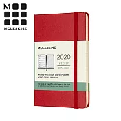 MOLESKINE 2020經典週記手帳12M(口袋型) -紅
