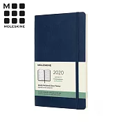 MOLESKINE 2020經典週記手帳12M(L型/軟皮) -寶藍