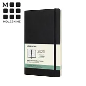 MOLESKINE 2020橫式週記手帳12M (L型/軟皮) -黑