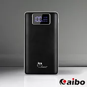 aibo 電量顯示 輕薄行動電源10000mAh  黑色