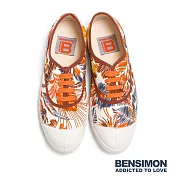 BENSIMON 法國國民鞋 季節限定 (女) - 扶桑花綁帶款 OrangeEU37Orange