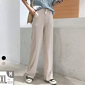 【MsMore】艾菲爾之旅抗暑長腿冰涼水絲長褲#104705M米